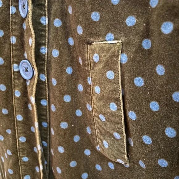 Boden kids Olive Green Polka Dot Jacket - Picture 6 of 8